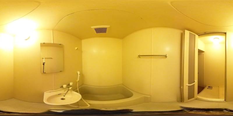 パノラマ画像バスルーム