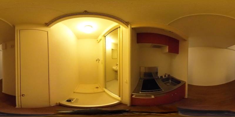 パノラマ画像キッチン