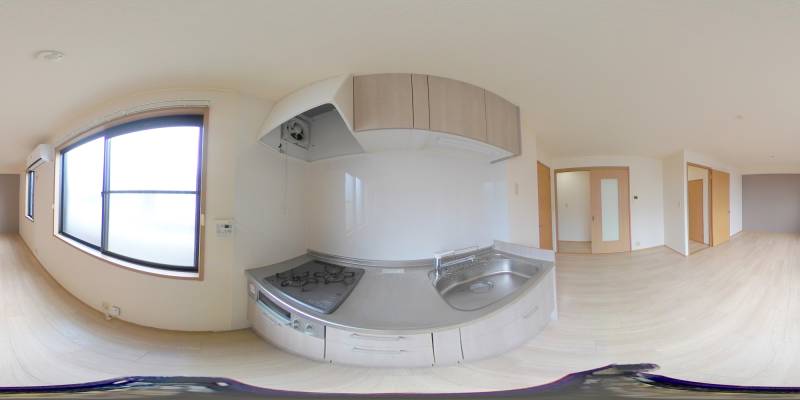 パノラマ画像キッチン