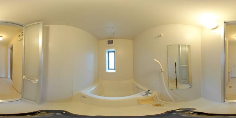 パノラマ画像バスルーム