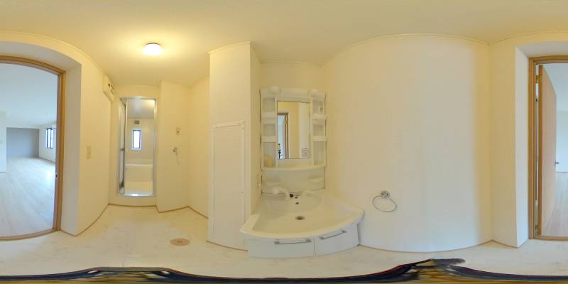 パノラマ画像洗面所