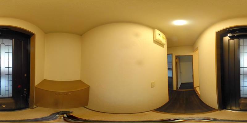 パノラマ画像玄関