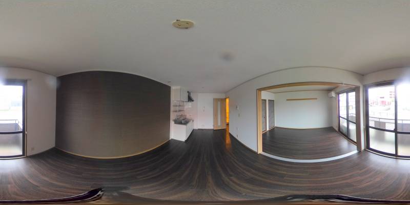 パノラマ画像リビング