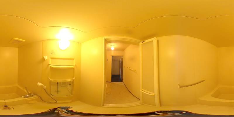 パノラマ画像バスルーム