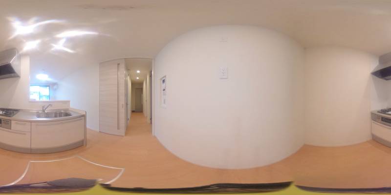 パノラマ画像キッチン