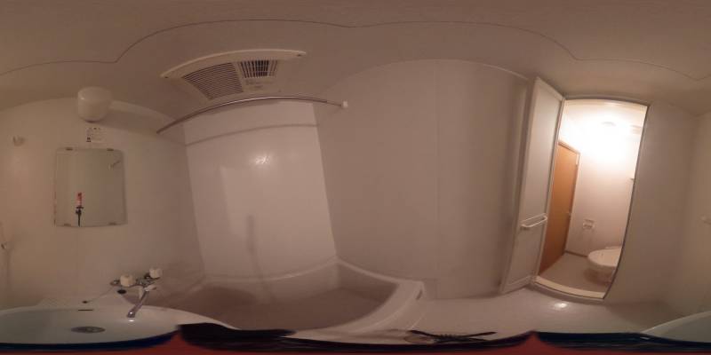 パノラマ画像バスルーム