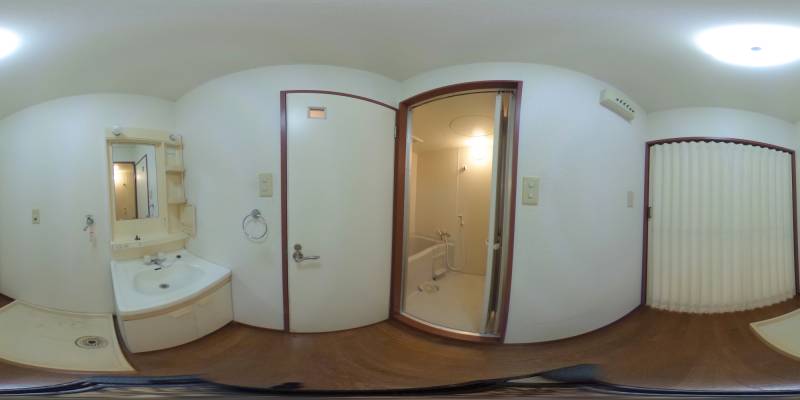 パノラマ画像洗面所