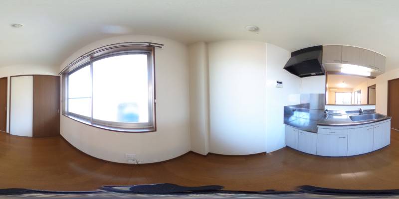 パノラマ画像キッチン