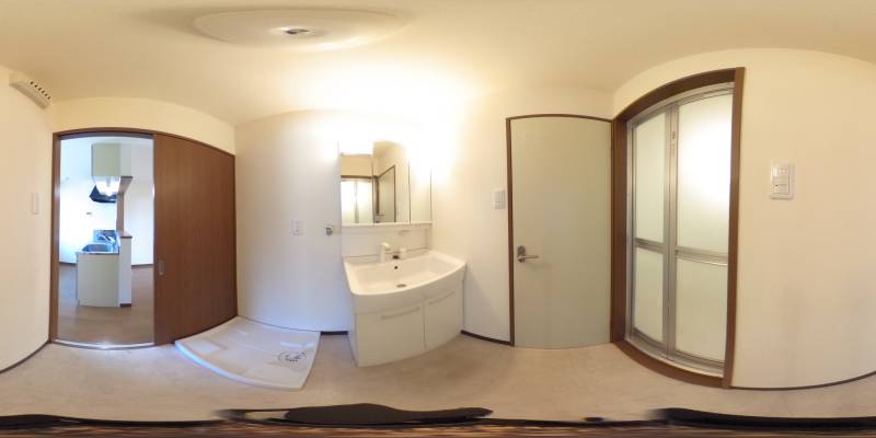 パノラマ画像洗面所