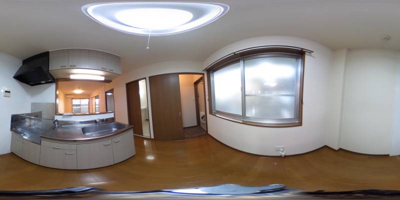 パノラマ画像キッチン