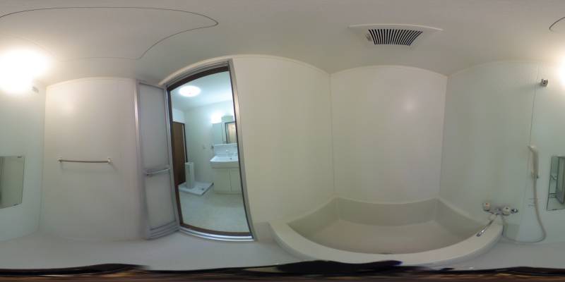 パノラマ画像バスルーム