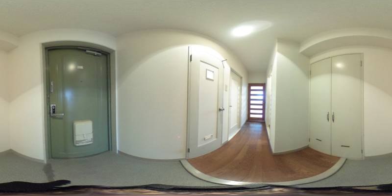 パノラマ画像玄関