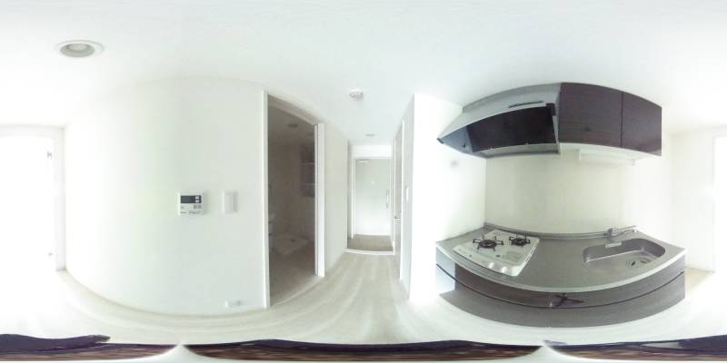 パノラマ画像キッチン