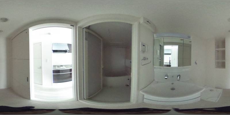 パノラマ画像洗面所