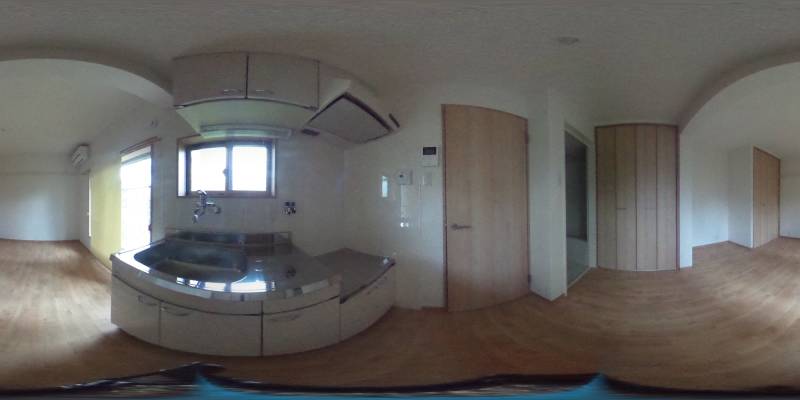 パノラマ画像キッチン