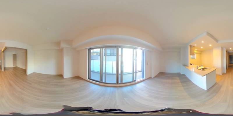 パノラマ画像リビング