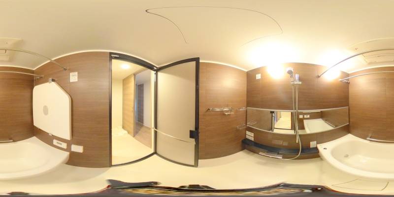 パノラマ画像バスルーム