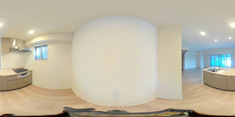 パノラマ画像キッチン