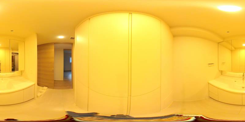 パノラマ画像洗面所