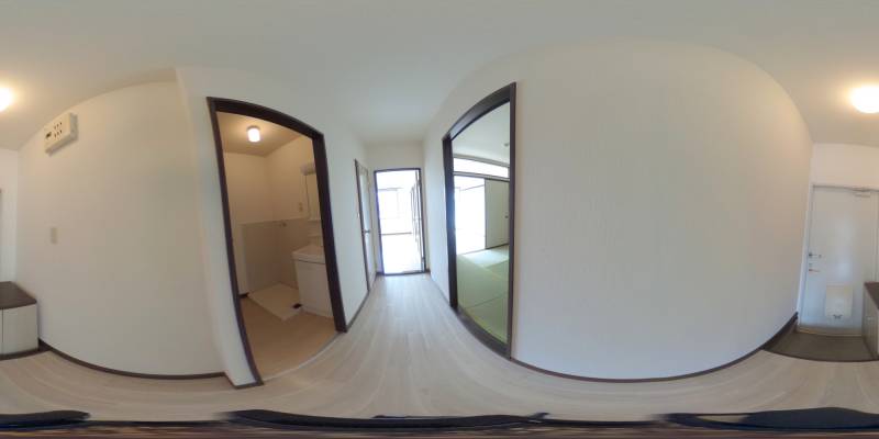 パノラマ画像玄関