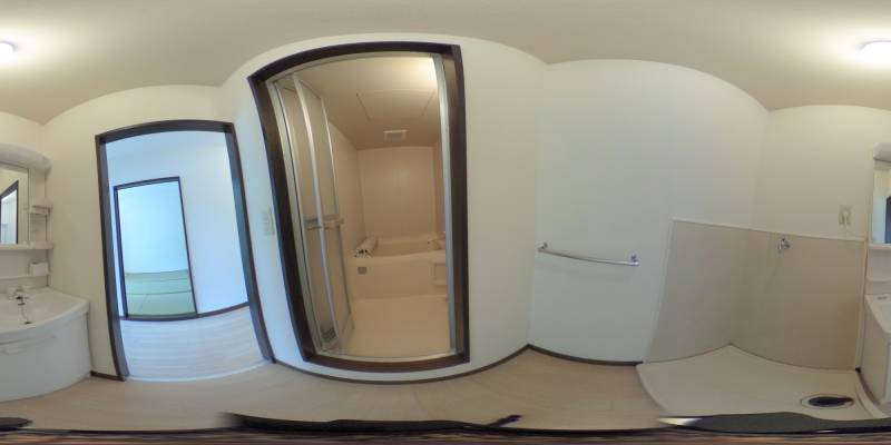 パノラマ画像洗面所