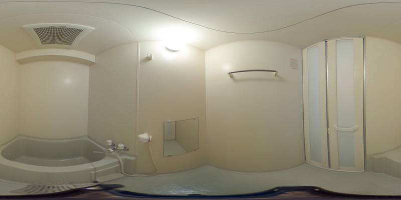 パノラマ画像バスルーム