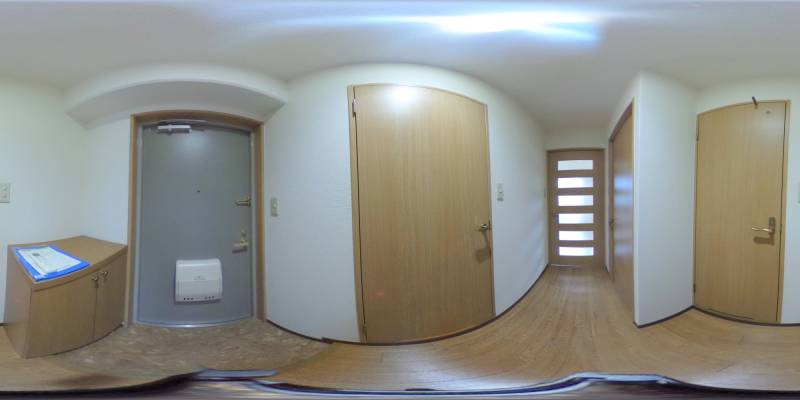 パノラマ画像玄関