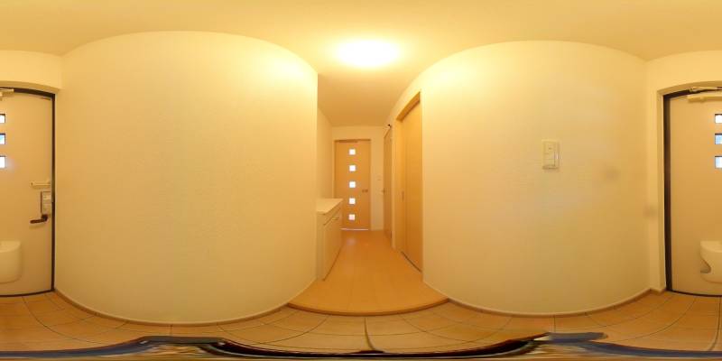 パノラマ画像玄関