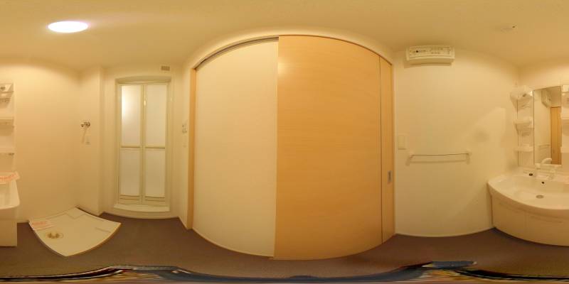 パノラマ画像洗面所