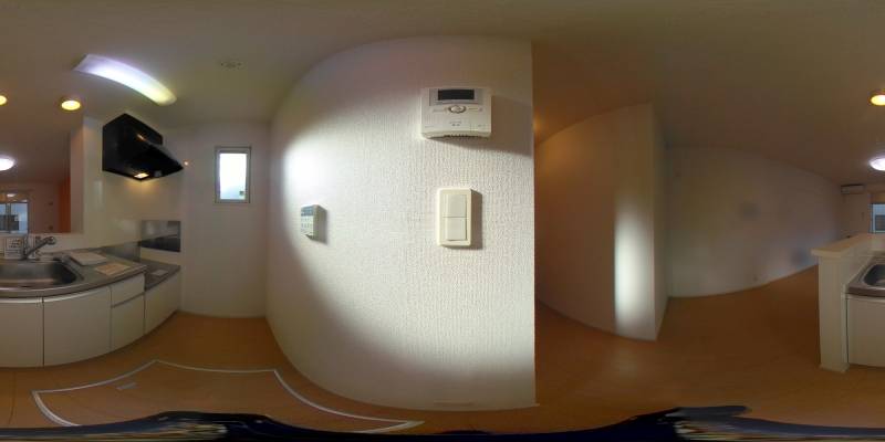 パノラマ画像キッチン