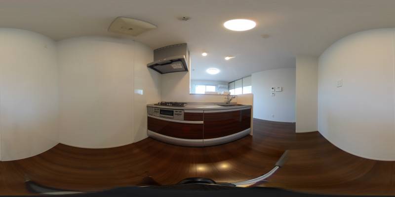 パノラマ画像キッチン