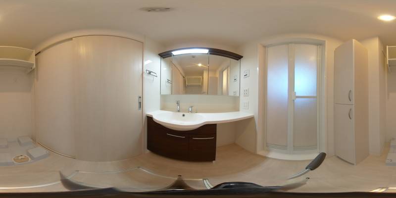 パノラマ画像洗面所