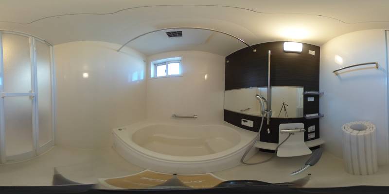 パノラマ画像バスルーム