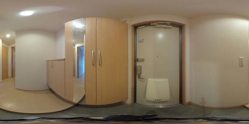 パノラマ画像玄関