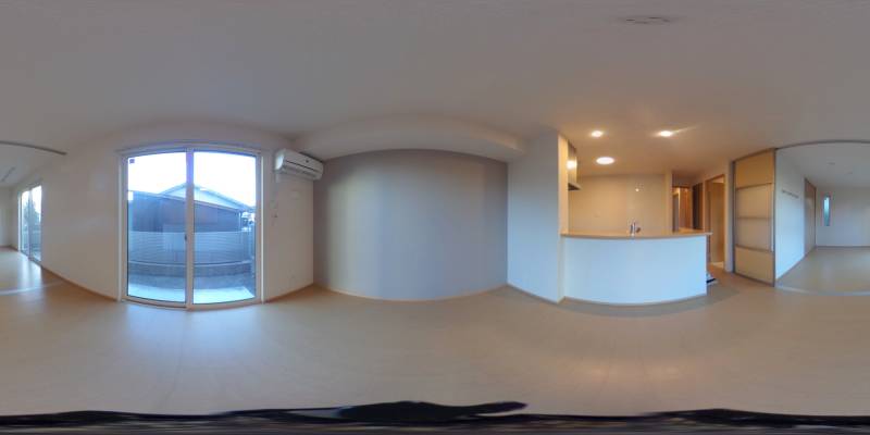 パノラマ画像洋室