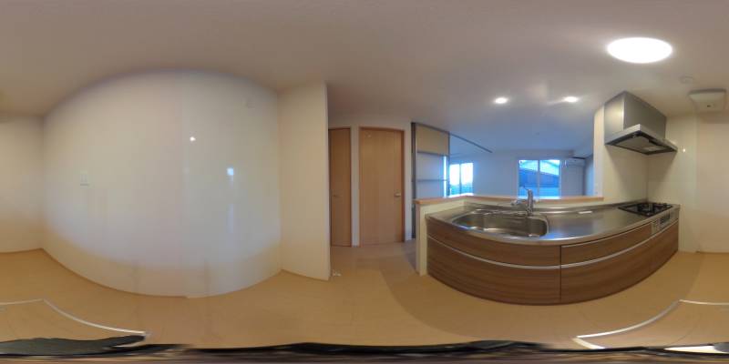 パノラマ画像キッチン