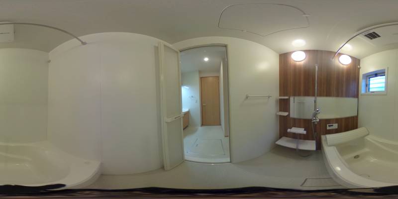 パノラマ画像バスルーム