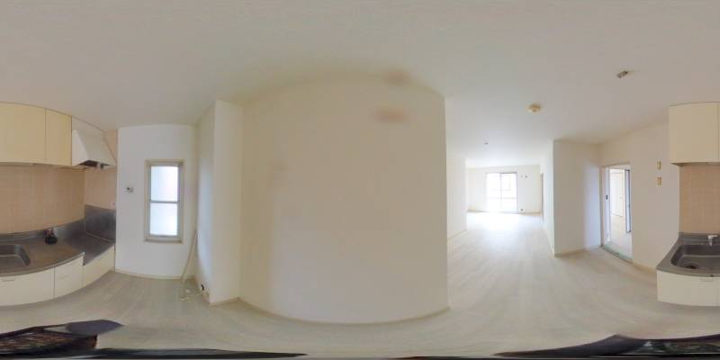 パノラマ画像キッチン