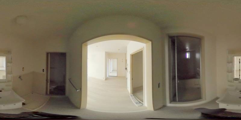 パノラマ画像洗面所