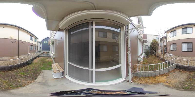 パノラマ画像バルコニー