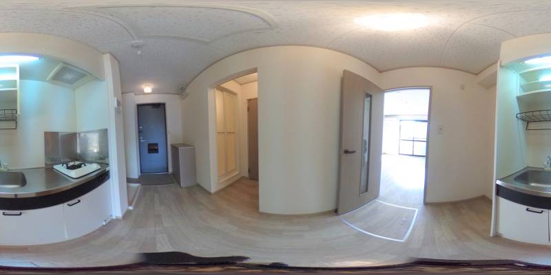 パノラマ画像キッチン