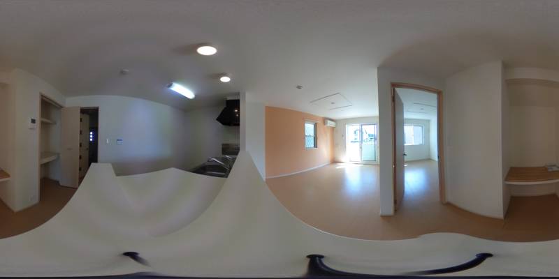 パノラマ画像リビング