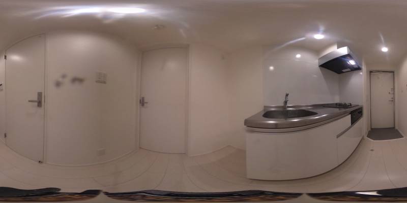 パノラマ画像キッチン