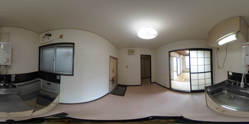 パノラマ画像キッチン