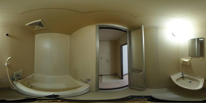 パノラマ画像バスルーム