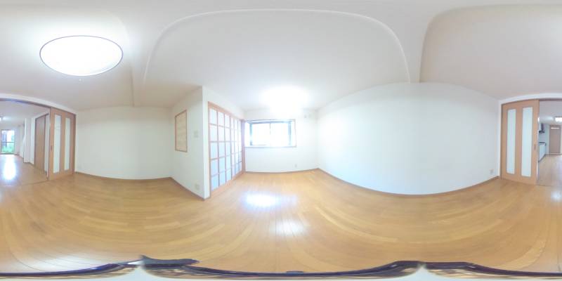 パノラマ画像洋室