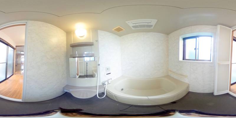 パノラマ画像バスルーム