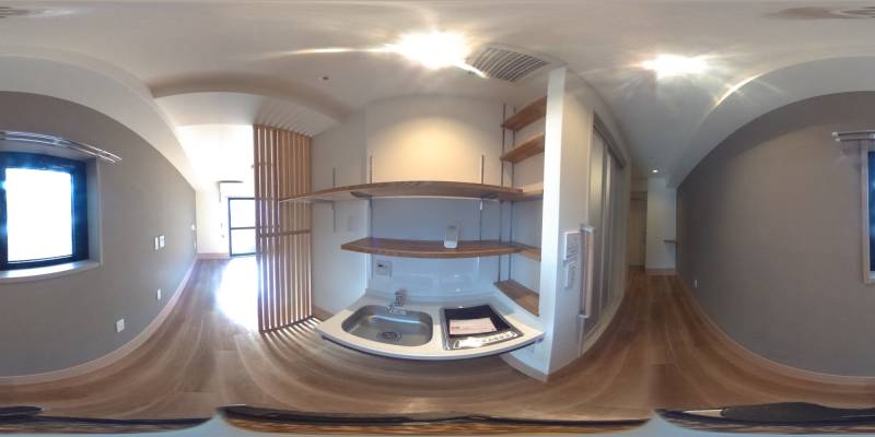 パノラマ画像キッチン