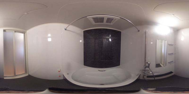 パノラマ画像バスルーム