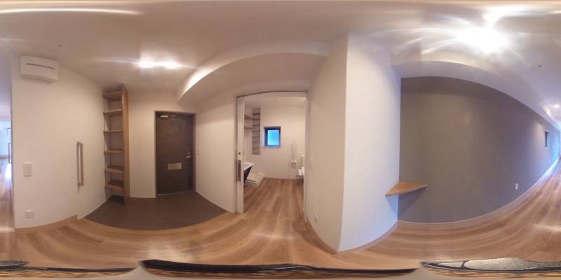 パノラマ画像玄関